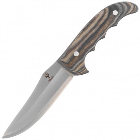 Nóż Muela Outdoor-12M Evergreen Pakka Wood, Satin X50CrMoV15