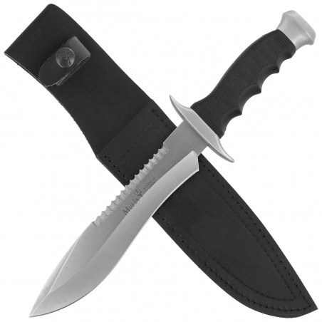 Nóż Muela 85-182 Black Rubber, Satin Nitro-42