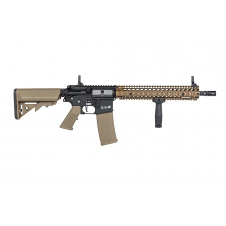 Karabinek ASG Specna Arms Daniel Defense® MK18 SA-P26 Prime™ Aster II ETU z silnikiem bezszczotkowym Single Fire Only Chaos Bron