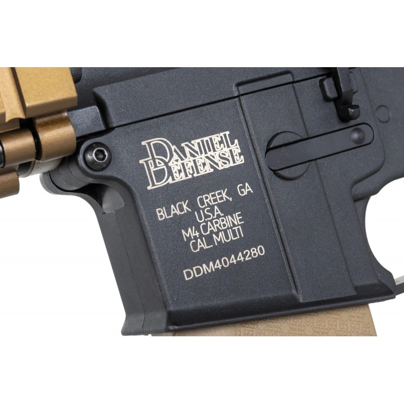 Karabinek ASG Specna Arms Daniel Defense® SA-C19 CORE™ HAL ETU™ Single Fire Only Chaos Bronze