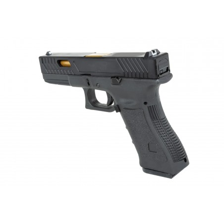 Pistolet ASG E&C EC-1104 Czarno-złoty Pistolet ASG E&C EC-1104 Czarno-złoty
