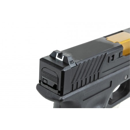 Pistolet ASG E&C EC-1104 Czarno-złoty Pistolet ASG E&C EC-1104 Czarno-złoty