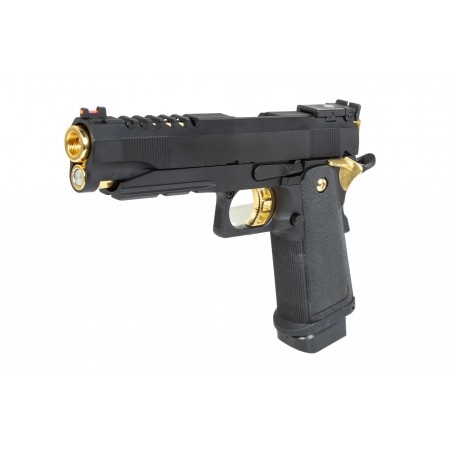 Pistolet ASG E&C EC-2104 Czarno-złoty Pistolet ASG E&C EC-2104 Czarno-złoty