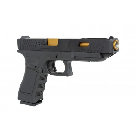 Pistolet ASG E&C EC-1202 Czarno-złoty