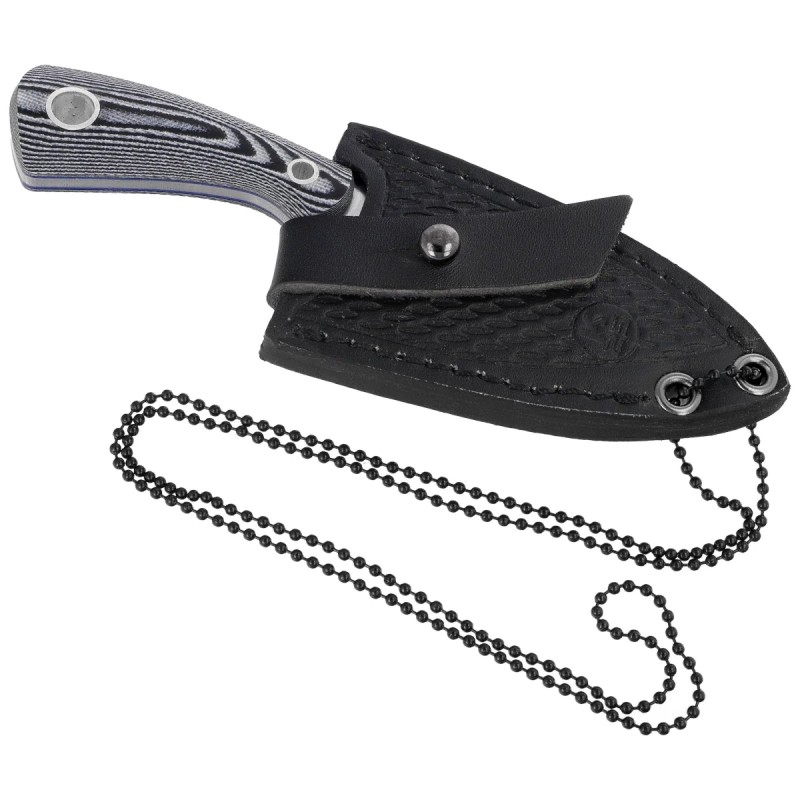 Nóż na szyję K25 Boot Knife Black/White G10, Satin 7Cr17Mov (32561)