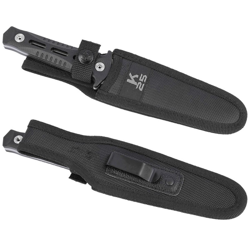 Nóż K25 Boot Knife Black G10, Satin 7Cr17Mov (32556)