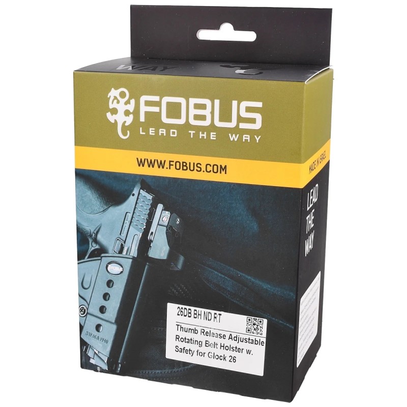 Kabura Fobus Uchwyt na pas, Glock 26, 27, 33 (26DB BH ND RT)