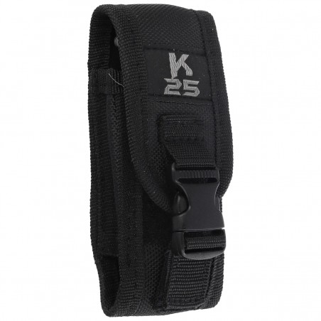Nóż składany ratowniczy K25 RK-18765GR2026 Grey/Black Aluminium, Titanium/Brushed 7Cr17Mov Nóż składany ratowniczy K25 RK-18765GR2026 Grey/Black Aluminium, Titanium/Brushed 7Cr17Mov