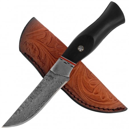 Nóż Martinez Albainox Black Ebony, Damascus 73 Layers (32674)