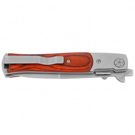 Nóż składany Herbertz CJH Italian Stiletto Pakka Wood, Satin 420 (10000330)