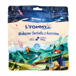 Żywność liofilizowana Lyommy Makaron farfalle z łososiem...