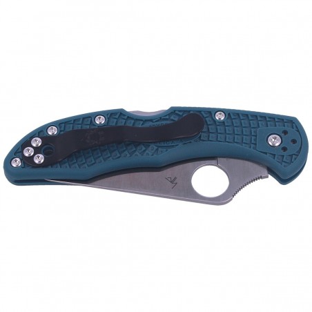 Nóż składany Spyderco Delica 4 FRN Blue, K390 Plain (C11FPK390) Nóż składany Spyderco Delica 4 FRN Blue, K390 Plain (C11FPK390)