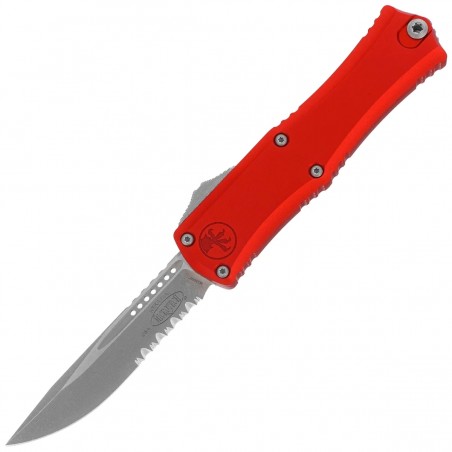 Nóż automatyczny OTF Microtech Hera II Mini Bayonet Red Aluminium, Apocalyptic P/S M390MK by Tony and Sean Marfione (1703M-11 AP Nóż automatyczny OTF Microtech Hera II Mini Bayonet Red Aluminium, Apocalyptic P/S M390MK by Tony and Sean Marfione (1703M-11 AP