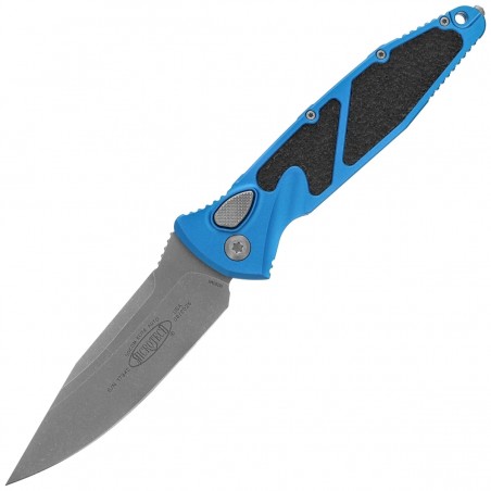 Nóż automatyczny Microtech Socom Elite Auto S/E Blue Aluminium/3M, Apocalyptic M390MK by Tony Marfione (160A-10APBL) Nóż automatyczny Microtech Socom Elite Auto S/E Blue Aluminium/3M, Apocalyptic M390MK by Tony Marfione (160A-10APBL)