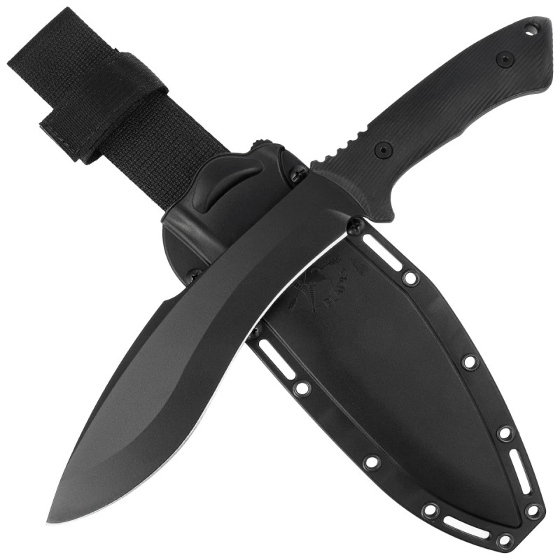 Nóż Spartan Blades Harsey Kukri Black Polymer, Black 1095 Cro-Van by William W. Harsey Jr. (SBSL007BK)