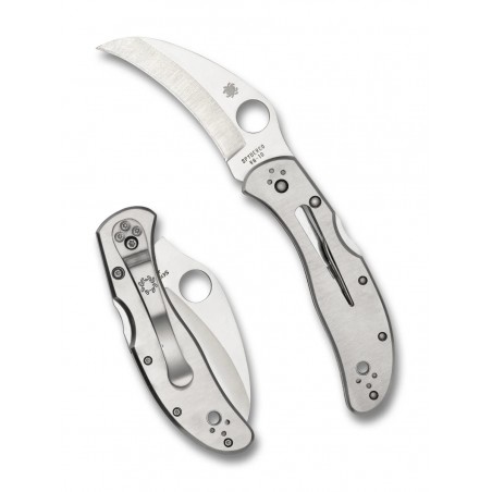 Nóż składany Spyderco Harpy Stainless Steel, Satin VG-10 (C08P) Nóż składany Spyderco Harpy Stainless Steel, Satin VG-10 (C08P)