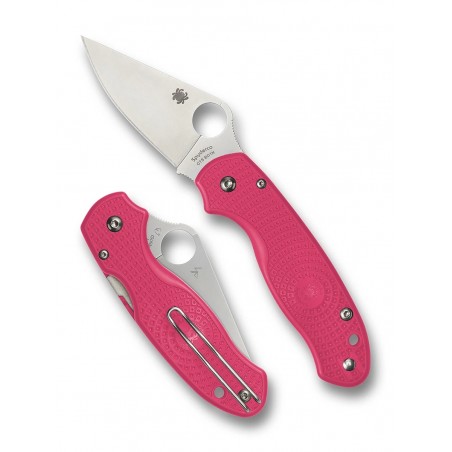 Nóż składany Spyderco Para 3 Lightweight Pink FRN, Satin CTS BD1N by Sal i Eric Glesser (C223PPN)