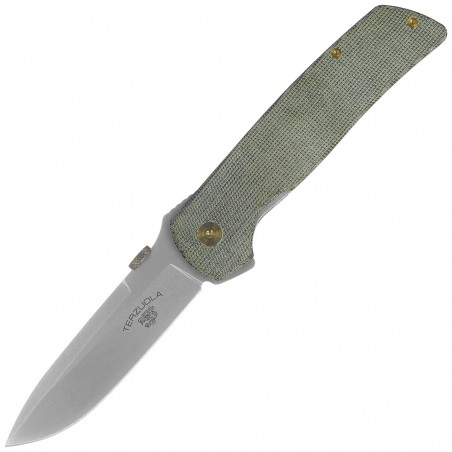 Nóż składany Fox Original Gangster OD Green Canvas Micarta, Stonewashed MagnaCut by Bob Terzuola (FX-ATC-OG01 MOD) Nóż składany Fox Original Gangster OD Green Canvas Micarta, Stonewashed MagnaCut by Bob Terzuola (FX-ATC-OG01 MOD)