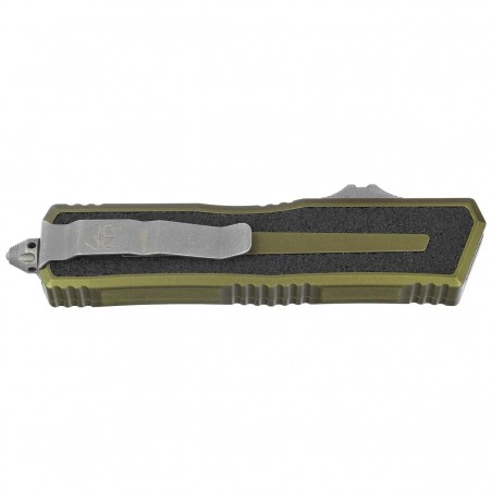 Nóż automatyczny OTF Microtech Scarab II S/E Gen III Olive Drab Aluminium/3M, Apocalyptic M390MK by Tony Marfione (1278-10APOD)