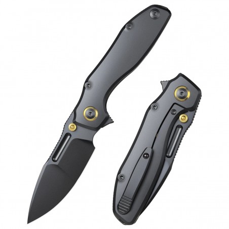Nóż składany Remette TwoFace Black DLC Titanium, Black DLC Titanium (DSTF-D) Nóż składany Remette TwoFace Black DLC Titanium, Black DLC Titanium (DSTF-D)