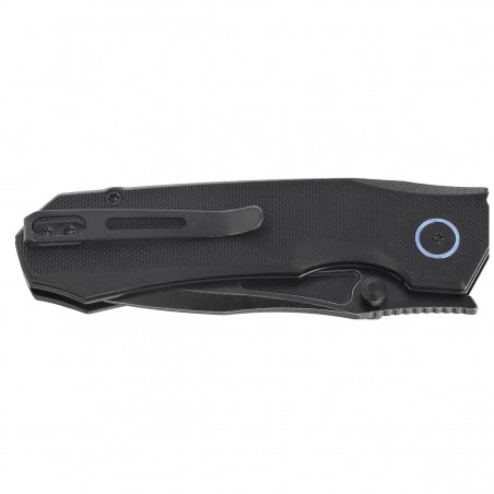 Nóż składany Remette RT-Rhino Black G10, Black Stonewashed/Titanium D2 (RNDG1)