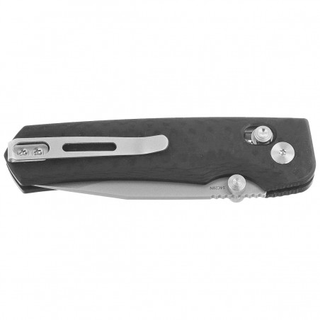 Nóż składany Remette RT-Aurora Black G10, Ceramic Sandblasting 14C28N (AURA-G1)