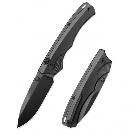 Nóż składany Remette WD107-TB Gray Titanium/Carbon Fiber, Hand Grinding Satin M390 (WD107-TB)