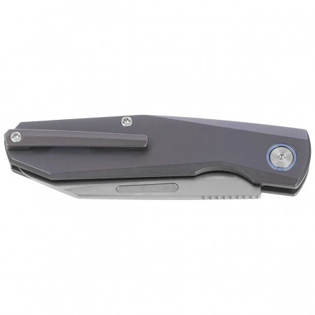 Nóż składany Remette RT-Squirrel Grilled Blue Titanium, Satin M390 (RTDP-C)