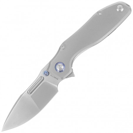 Nóż składany Remette RT-TwoFace Handmade Ceramic Sandblasting Titanium, Fine Grinding Pearlescent M390 (DSTF-A)