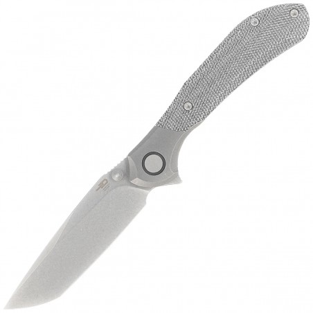Nóż składany Bestech Constellation Grey Titanium/Black Micarta, Dark Bead Blasted/Stonewashed MagnaCut by Munko Knives (BT2501A)