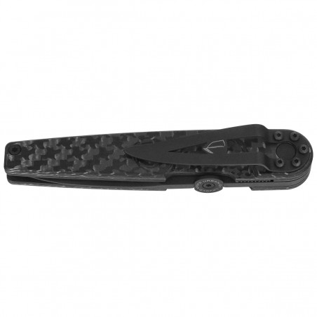 Nóż składany Extrema Ratio LKU01 Tenebra Carbon Fiber, Black DLC M390 by Danilo Rossi (04.1000.0243/M3/DLC-CC-BK)