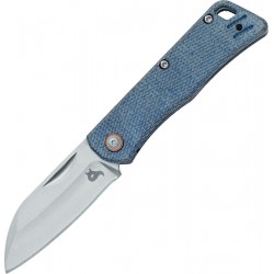 Nóż składany BlackFox TEENY Blue Micarta, Satin D2 (BF-785 MIBL)