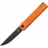 Nóż składany Fox Chnops Orange Aluminium, Black Top Shield Becut by Raven Knives Design (FX-543 ALO)