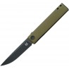 Nóż składany Fox Chnops OD Green Aluminium, Black Top Shield Becut by Raven Knives Design (FX-543 ALG)