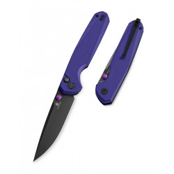 Nóż składany Bestechman Velix Purple G10, Black PVD 14C28N by Ostap Hel (BMK07F)