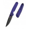 Nóż składany Bestechman Velix Purple G10, Black PVD 14C28N by Ostap Hel (BMK07F)