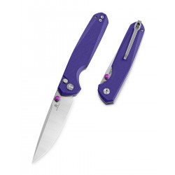 Nóż składany Bestechman Velix Purple G10, Satin/Stonewashed/Satin 14C28N by Ostap Hel (BMK07C)