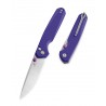 Nóż składany Bestechman Velix Purple G10, Satin/Stonewashed/Satin 14C28N by Ostap Hel (BMK07C)
