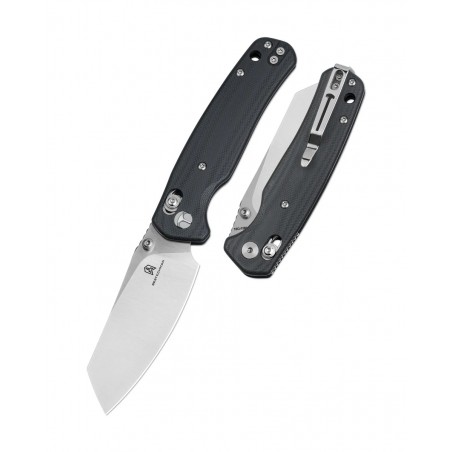 Nóż składany Bestechman Cicada's Wing Black G10, Satin 10Cr15MoV (BMK06K)