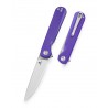 Nóż składany Bestechman Flick Purple G10, Satin/Stonewashed D2 by Ostap Hel (BMK13B)