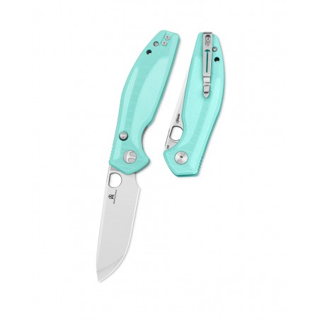 Nóż składany Bestechman Angry Owl Aqua G10, Satin/Stonewashed D2 by Keanu Alfaro (BMK12B-1)