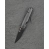 Nóż składany Bestech VK-Kuze Black Stonewashed Titanium, Black Stonewashed MagnaCut by Vulpex Knives (BT2504C)