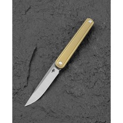 Nóż składany Bestech Ink Bronze Titanium, Sandblasted/Stonewash MagnaCut by Denis Simonutti (BT2502B)