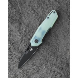 Nóż składany Bestech Toddler Transparent G10, Black PVD Stonewashed 14C28N by Maciej Torbe (BG64F)