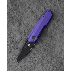 Nóż składany Bestech Toddler Purple G10, Black PVD 14C28N by Maciej Torbe (BG64D)