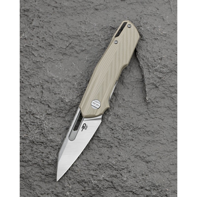 Nóż składany Bestech Toddler Desert G10, Satin/Stonewashed 14C28N by Maciej Torbe (BG64C)