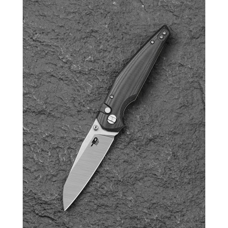 Nóż składany Bestech Snakebird Black G10, Stonewashed/Satin 14C28N (BG58C)
