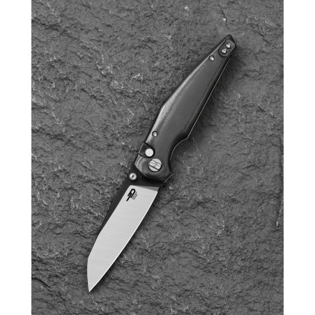 Nóż składany Bestech Snakebird Black Micarta, Satin/Black PVD 14C28N (BG58B)