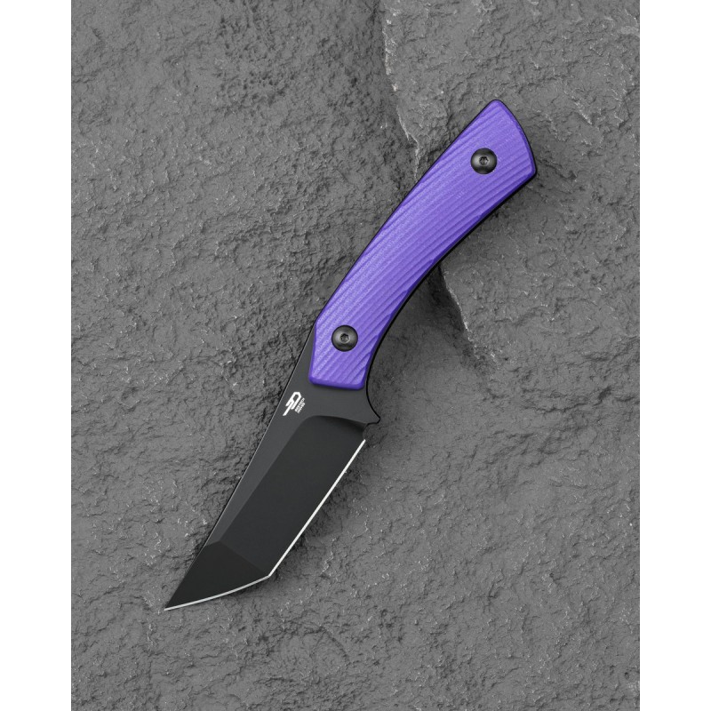 Nóż Bestech Step Purple G10, Black PVD D2 by Denis Simonutti (BFK06C)