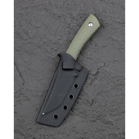 Nóż Bestech Step Green G10, Stonewashed D2 by Denis Simonutti (BFK06B)